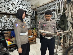 Satlantas Polrestabes Surabaya Tindak Tegas knalpot brong 