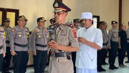 Kapolres Buleleng, Pimpin Upacara Sertijab Kapolsek Banjar