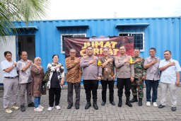 Jumat Curhat, Kapolres Tanjung Perak Ajak Pengusaha Pergudangan Kalianak Mereview Kembali Keselamatan Kerja
