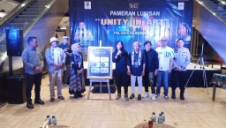 Pameran Lukisan Unity In Art di Buka Kapolrestabes Surabaya dan Mas Dibyo