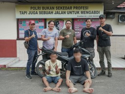 Kurang Dari 1x24 Jam, Polres Bengkayang Berhasil Ungkap Kasus Curanmor