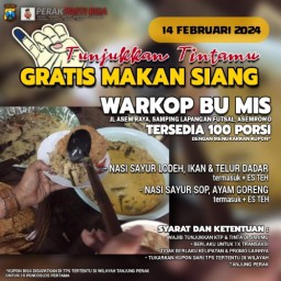 Polres Pelabuhan Tanjung Perak Siapkan Paket Makan Siang Gratis Usai Coblosan