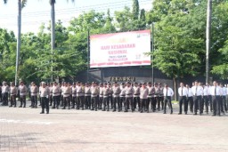 Kapolres Nganjuk Meminta Anggotanya Untuk Tidak Terlena Dengan Situasi Yang Terlihat Aman Pasca Pemilu 2024