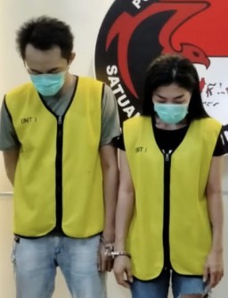 Pasutri di Surabaya Jual Pil Koplo Diamankan Satresnarkoba Polrestabes Surabaya