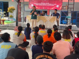Lapas Kelas IIB Singaraja Gandeng KPU Buleleng Sosialisasi Pemilu di Lapas