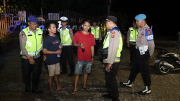 Optimalkan Patroli Skala Besar Polresta Denpasar Amankan Kamtibmas Jelang Pemilu 2024, Berikan Imbauan ke Pemilik Cafe