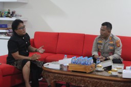 Kapolres Bandara Ngurah Rai Kapolres Bandara Ngurah Rai Audensi Dengan Bupati Badung
