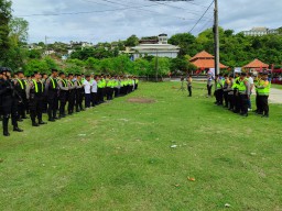 Polresta Denpasar Pengamanan Kampanye Pesta Rakyat Ganjar Mahfud di Kecamatan Kuta Selatan Berjalan Aman