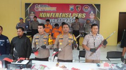 Polisi Berhasil Amankan Tujuh Tersangka Pelaku Pengeroyokan Antar Kelompok di Sidoarjo