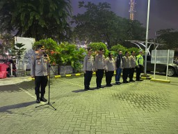 Kapolres Metro Jakarta Timur Gelar Apel Gabungan Cipta kondisi