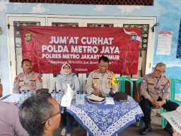 Jumat Curhat, Kapolsek Ajak Elemen Masyarakat Kompak dan Aktif Antisipasi Gangguan Kamtibmas