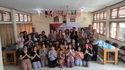 Polda Bali Gelar Minggu Kasih di Panti Asuhan Tat Twam Asi