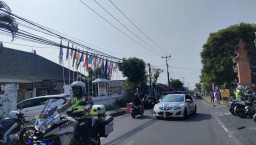 Polres Karangasem Meningkatkan Giat Patroli Wilayah Dalam Tahap Masa Tenang Pada Pemilu 2024