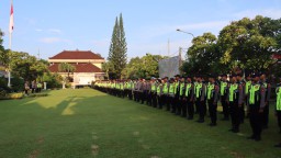 Polresta Denpasar Gelar Patroli Wilayah dan Standby di Mako Untuk Antisipasi Tahapan Pemungutan Suara