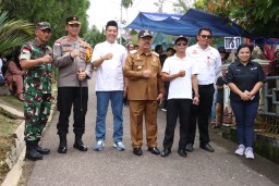 Dandim 1204/Sanggau Bersama Forkopimda Cek TPS Pemilu, Pastikan Pencoblosan Aman