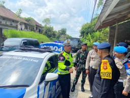 Pemungutan Suara Pemilu 2024 Polda Bali Gelar Patroli Sekala Besar