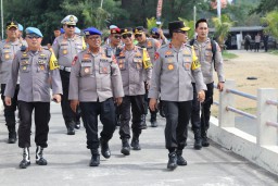 Kapolda Bali Cek Situasi Gudang PPK Nusa Penida