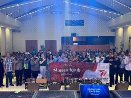 Polda Bali Gelar Minggu Kasih Serap Aspirasi Jemaat Gereja GIB Rock Sanur