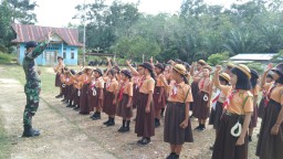 Satgas Pamtas RI-MLY Yonarmed 16/Tk, Laksanakan Tugas Mulia Menjadi Tenaga Pendidik