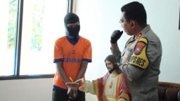 Modus Penuhi Kebutuhan Anak Istri, Seorang Pria 'Maling di Gereja' Kamal Akhirnya Diringkus Polres Bangkalan