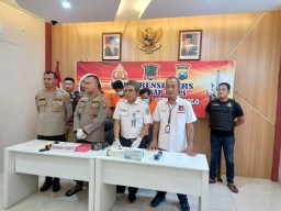 Empat Pelaku Pencurian Tiang Viber Optic Berhasil Dibekuk Unit Reskrim Polsek Wonocolo Surabaya