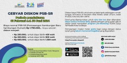 PDAM Surabaya, Gebyar Diskon PSB-SR, Periode Pendaftaran 01 Februari Sampai 30 Juni 2024