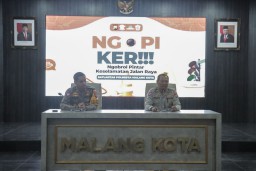 Ngopi Ker, Bersama Awak Media, Polresta Malang Kota Bahas Solusi Atasi Balap Liar