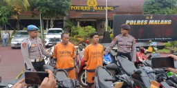 Dua Penadah Sepeda Motor Curian Diringkus Polisi di Malang Menjelang Pemilu 2024