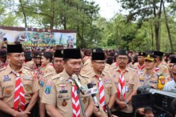 Pangdam V Brawijaya Resmi Buka Persami Saka Wira Kartika di Kota Batu, dengan Tema 'Bersatu Dengan Alam Rehabilitasi Kawasan Hutan Basah'