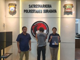 Pemuda Warga Kedung Mangu Kedapatan Barang Haram Berhasil Dibekuk Satresnarkoba Polrestabes