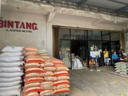 Harga Beras Turun di Kabupaten Karangasem Bali