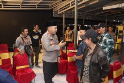 Wujudkan Kamtibmas Pasca Pemilu 2024, Kapolres Pasuruan Gelar Cangkrukan Bersama Awak Media