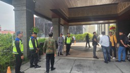Kembali Giatkan Patroli Satgas OMB Agung 2024 Laksanakan Pengamanan Sidang Pleno Penetapan Suara Saat Patroli
