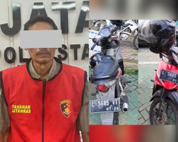 Pelaku Jambret HP, Berhasil Diamankan Satreskrim Polrestabes Surabaya