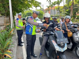Operasi Keselamatan Agung 2024 Polda Bali Laksanakan Binluh dan Sosialisasi Serta Kampanye Keselamatan