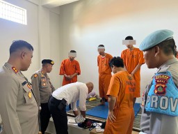 Lagi Lagi Rutan Polres Bandara Ngurah Rai di Geledah Ini Hasilnya
