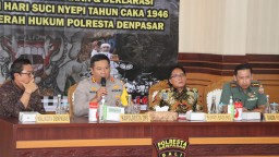 Polresta Denpasar Gelar Rakor Jelang Pengamanan Rangkaian Hari Raya Nyepi dan Bulan Suci Ramadhan