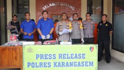 Polres Karangasem Ungkap 6 Kasus Narkoba Dalam Dua Bulan, Amankan 6 Tersangka Pengedar dan 11,02 Gram Sabu