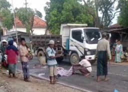 Mengalami Insiden Kecelakaan Lalu Lintas Wanita Paruh Baya Asal Desa Tlagah Tewas Mengenaskan