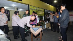 Polisi Gelar Deklarasi Damai Anti Tawuran Wilayah Kelurahan Bidaracina