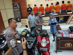 Jatanras Polda Jatim Berhasil Ungkap Komplotan Curanmor 9 Tersangka Diamankan