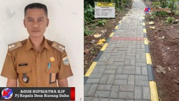 PJ Kepala Desa Kurung, Agus Supriatna S.ip Dahu Optimis, Pembangunan Jalan Paving Berpengaruh Positif Bagi Masyarakat