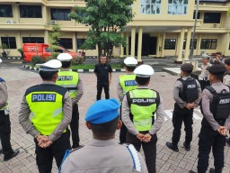 Kapolres Nganjuk Terjunkan Tim Patroli Cipta Kondisi Dalam Rangka Libur Nyepi 2024