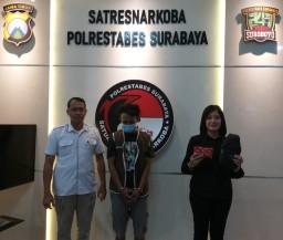 Baru Tiga Kali Jadi Pengedar Barang Haram Warga Simo Jawar Diamankan Satresnarkoba Polrestabes Surabaya