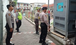 Agar Banjir di Mojokerto Tidak Melanda Surabaya Polsek Simokerto Lakukan Deteksi Dini Saat Cuaca Hujan