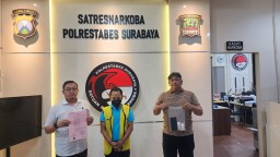 Lagi-lagi Satresnarkoba Polrestabes Surabaya, Berhasil Bekuk Pelaku Penyalahgunaan Narkotika Janis Sabu 