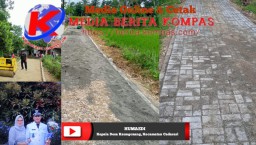 Manfaatkan DD Tahap I Tahun 2024, Pemdes Kaungcaang Bangun Jalan Poros Dengan Pavingisasi