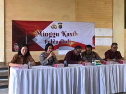 Kembali Gelar Minggu Kasih, Polda Bali Terima Aspirasi Kantibmas Masyarakat Desa Buduk