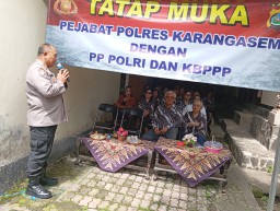 Tatap Muka dan Perkenalan Pejabat Polres Karangasem Dengan PP Polri dan KBPP Polri
