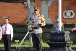 Kapolres Karangasem Bacakan Amanat Kapolda Bali Pada Upacara Hari Kesadaran Nasional